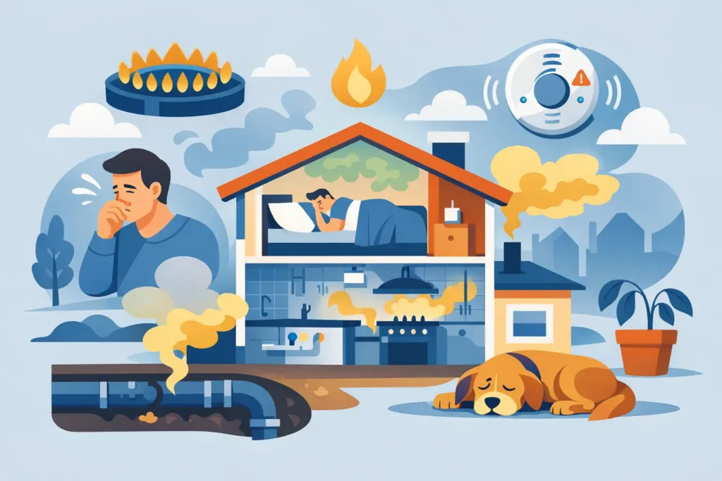 7 Signs of a Gas Leak in House