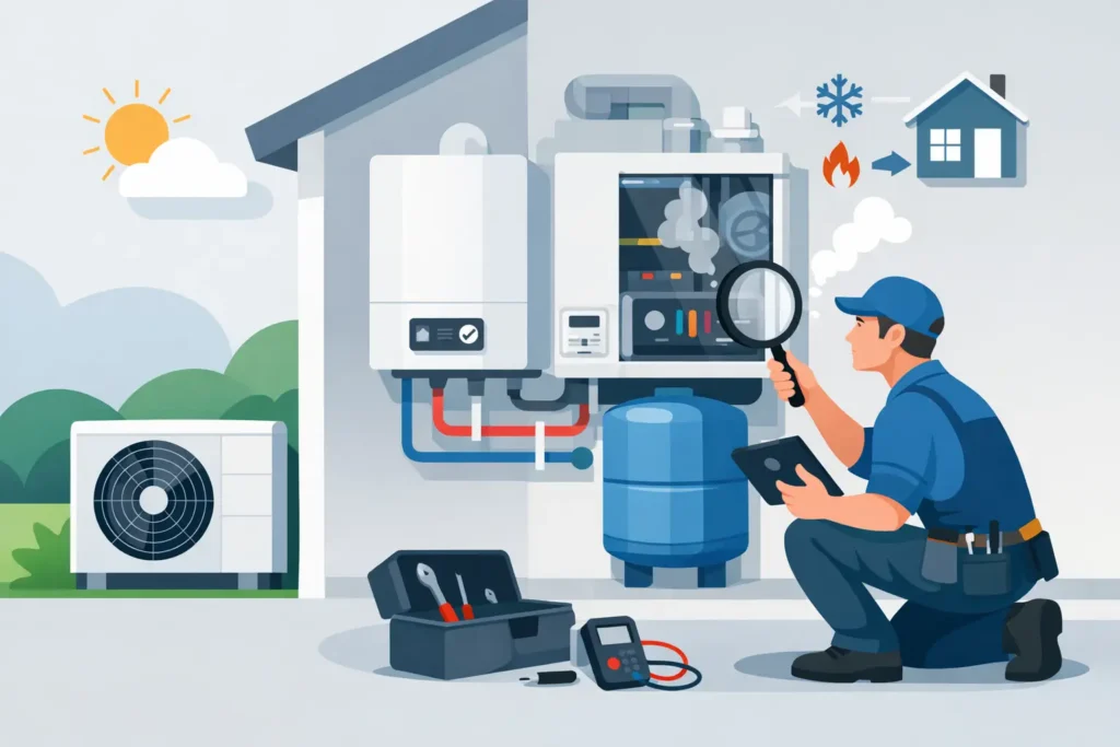 Hybrid Boiler Fault Finding at Home