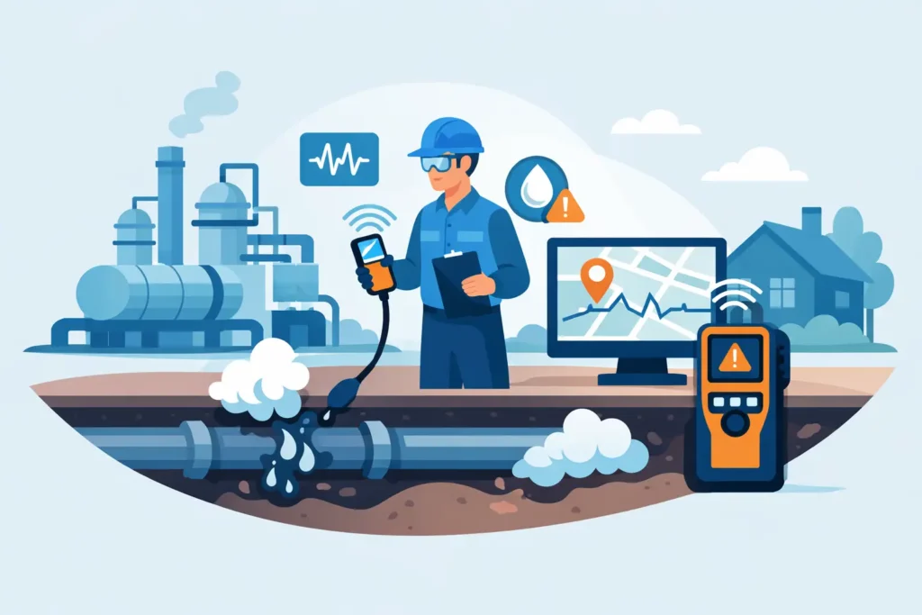 How the Gas Leak Detection Process Works