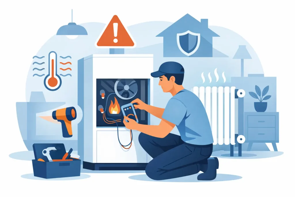 How to Diagnose Heating Faults at Home Safely