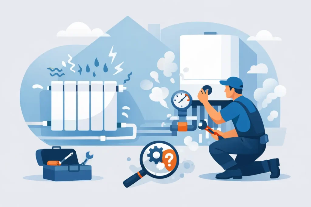 How to Fix Noisy Central Heating Without Guesswork